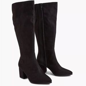 Lane Bryant Dream Cloud Dressy Heeled Tall Boot Size 11 Wide,Extra Wide Calf